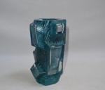 CESAR (1921-1998) et DAUM France
Argos
Vase en cristal rehaussé d'émail bleu...