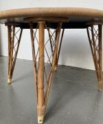 Louis SOGNOT (1892-1970)
Table de salle à manger en rotin, le...