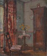 attribué à Suzanne MINIER (1884-?)
Scène d'intérieur
Huile sur toile
54.5 x 46...