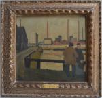 Jean Émile LABOUREUR (1877-1943)
Nantes, le vieux canal, prairie au duc,...