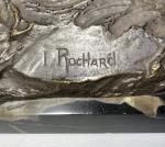 Irénée ROCHARD (1906-1984)
Les deux gazelles
Bronze patiné, signé, reposant sur une...