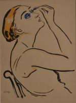 d'après Kees VAN DONGEN (1877-1968)
Rimmel, 1920. 
Estampe
28 x 21 cm...