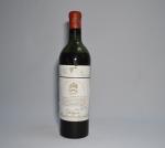 Château MOUTON ROTHSCHILD, 1947, une bouteille (niveau bas épaule, étiquette...