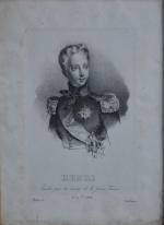 ECOLE FRANCAISE du XIXème
Portrait d'Henri, duc de Bordeaux
Estampe
20 x 14.5...