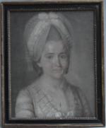 ECOLE FRANCAISE du XIXème
Portrait de dame
Pastel
48 x 38 cm à...