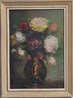 Edmond BERTREUX (1911-1991)
Bouquet de fleurs
Huile sur carton signée avec envoi...