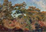 Georges LACOMBE (1868-1916)
Sous bois, probablement le Vignage en forêt d'Ecouves
Huile...