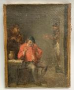 Charles MILCENDEAU (1872-1919)
d'après David II TENIERS (1610-1690)
Intérieur de tabagie avec...