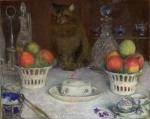Charles MILCENDEAU (1872-1919)
Nature morte au chat
Pastel signé en bas au...