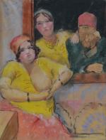 Jean LAUNOIS (1898-1942)
Algérie, deux prostituées et un vieil homme à...