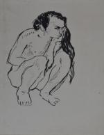 Jean LAUNOIS (1898-1942)
Ka du haut Laos
Dessin à l'encre
32 x 24.5...