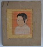 Jean LAUNOIS (1898-1942)
Portrait de femme, la chinoise
Dessin et pastel signé...