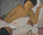 Jean LAUNOIS (1898-1942)
Asiatiques endormis
Gouache signée en bas à droite
50.5 x...