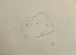 Jean LAUNOIS (1898-1942)
Asiatique endormi
Encre avec cachet du monogramme en bas...