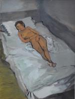 Jean LAUNOIS (1898-1942)
Jeune asiatique nue étendue
Gouache et aquarelle signée en...
