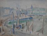 André FRAYE (1888-1963)
Dieppe, le port
Aquarelle signée et située en bas...