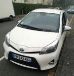 Véhicule TOYOTA Yaris hybride. Type M10JT0VP006S599. Immatriculation CW942RS. Couleur :...