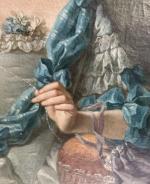 Jacques AUTREAU (1659-1745)
Jeune femme à la couture
Toile d'origine, signée (?)...