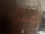 ECOLE FRANCAISE du XIXème 
Portrait d'homme
Huile sur toile ovale signée...