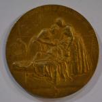 Henri DUBOIS 1890 Médaille ronde en vermeil, Union desfemmes de...