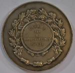 CRISTESCU Médaille ronde en argent représentant un cheval
D.: 5.2 cm...