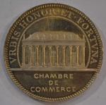 JETON DE PRESENCE rond en argent, Chambre de commerce Nantes
D.:...