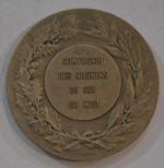 F. CHABAUD Médaille ronde en argent, Compagnie des chemins de...
