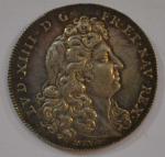 AVRY Médaille ronde représentant Louis XIIII - 1677
D.: 2.8 cm...