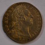 JETON DE PRESENCE rond en argent, Louis XV roi chrétien...