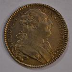JETON DE PRESENCE rond en argent, Louis XVI roi chrétien...