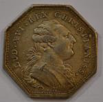 DUVIV. Jeton de présence octogonal en argent, Louis XVI roi...