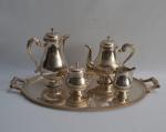 CHRISTOFLE
Service à thé et café en métal argenté, comprenant une...