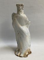 LE CROISIC
Vierge à l'enfant en faïence
XVIIIème
H.: 25.5 cm (accidents)