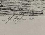 Maurice FILLONNEAU (1930-2000)
Les pêcheurs
Estampe signée et justifiée 12/500. 
44 x...