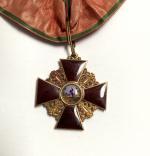 Russie Ordre de Saint Anne. Croix de 2è classe. Or,...