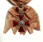 Russie Ordre de Anne. Croix de 1è classe, avec couronne....