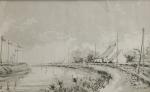 Théophile Alexandre STEINLEN (1859-1923)
Bord de rivière
Estampe signée en bas à...