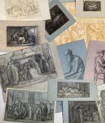 Edouard MOYSE (1827-1908)
Ensemble de vingt dessins représentant des études de...