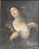 ECOLE du XIXème
La mort de Cléopâtre
Huile sur toile
87.5 x 71...