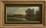ECOLE de BARBIZON
Paysage à la rivière
Huile sur panneau
18 x 39...