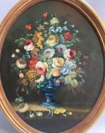 José-Luis Vivancos JADRAQUE [espagnol] (né en 1927)
Vase de fleurs sur...