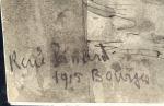 René PINARD (1883-1938)
Bourges, 1915. 
Lavis signé, situé et daté en...