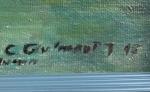 Constant GUILMAULT (1922-1996)
Clisson, 1945. 
Huile sur toile marouflée signée, située...