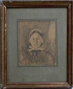 Charles MILCENDEAU (1872-1919)
Portrait de jeune fille
Dessin signé en haut à...