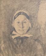 Charles MILCENDEAU (1872-1919)
Portrait de jeune fille
Dessin signé en haut à...