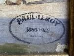 Paul Alexandre A. LEROY (1860-1942)
Sienne, le cloître
Huile sur carton toilé,...