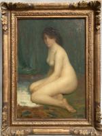 Marie Marguerite RÉOL (1880-1963)
Le modèle
Huile sur toile signée en bas...