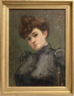 André UTTER (1886-1948)
Portrait de dame
Huile sur toile marouflée sur carton...