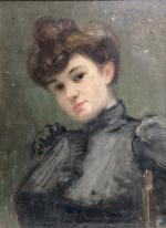 André UTTER (1886-1948)
Portrait de dame
Huile sur toile marouflée sur carton...