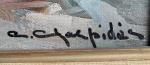 Christophe CHARPIDES (1902/09-1992)
Paysage de bord de mer
Huile sur toile signée...